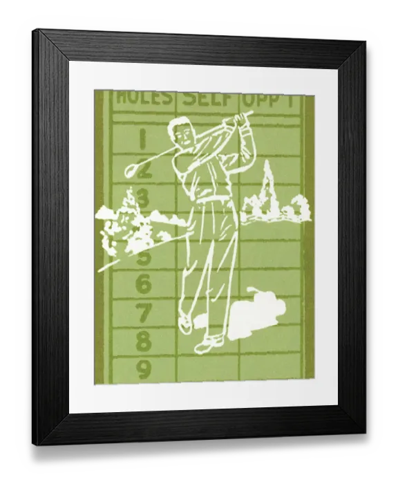 Framed Print : Golfer. http: / / csaimages.com / images / istockprofile / csa_vector_dsp.jpg Framed Print : Golfer. http: / / csaimages.com / images / istockprofile / csa_vector_dsp.jpg