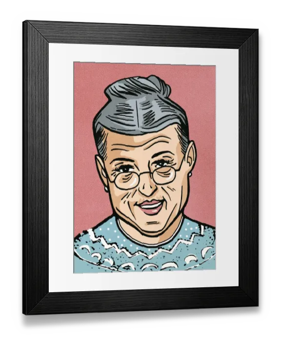 Framed Print : Elderly woman Framed Print : Elderly woman