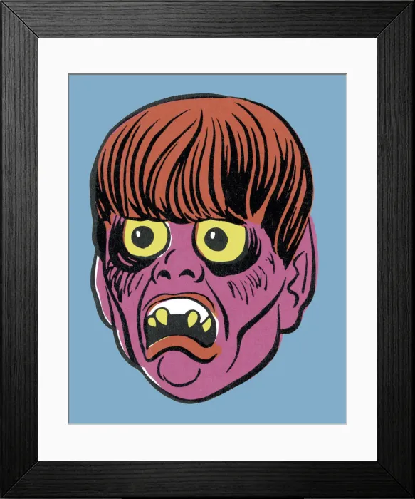 Framed Print : Scary Face Framed Print : Scary Face
