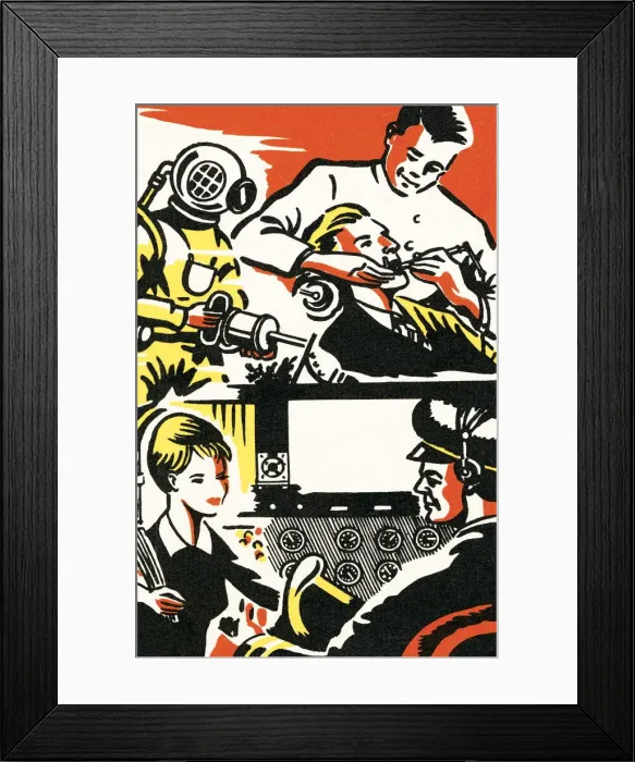 Framed Print : Working for a living Framed Print : Working for a living