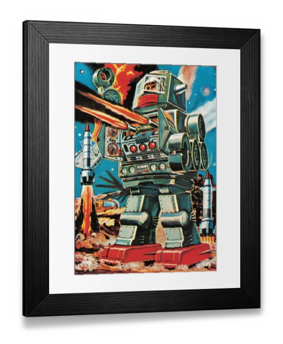 Framed Print : Giant robot Framed Print : Giant robot