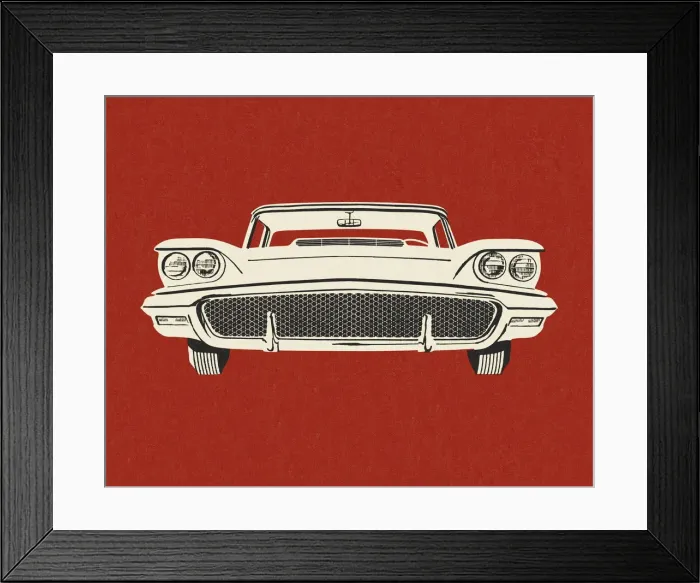 Framed Print : Front of a Car Framed Print : Front of a Car