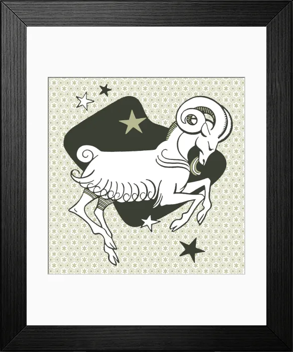 Framed Print : Capricorn Symbol Framed Print : Capricorn Symbol