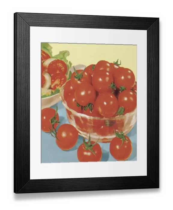 Framed Print : Bowl of Tomatoes