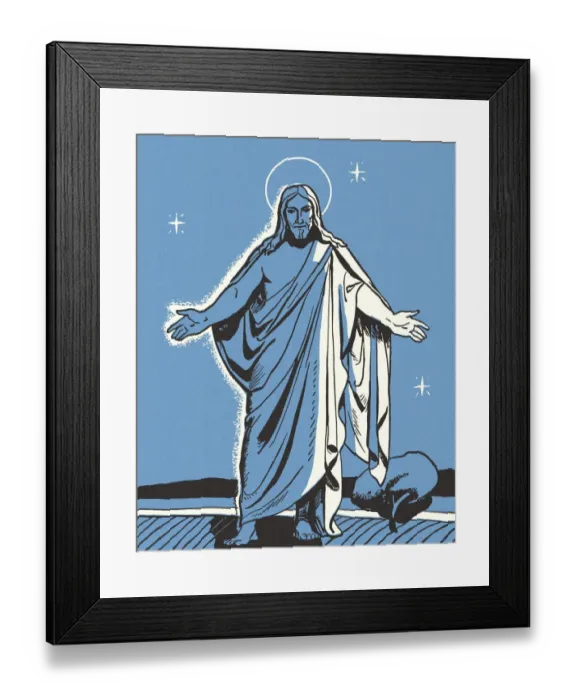 Framed Print : Jesus Giving a Blessing Framed Print : Jesus Giving a Blessing