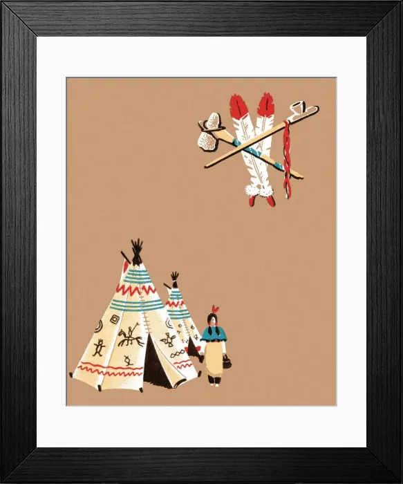 Framed Print : Tepees. http: / / csaimages.com / images / istockprofile / csa_vector_dsp.jpg Framed Print : Tepees. http: / / csaimages.com / images / istockprofile / csa_vector_dsp.jpg