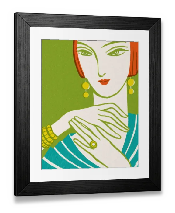 Framed Print : Stylish Woman Framed Print : Stylish Woman