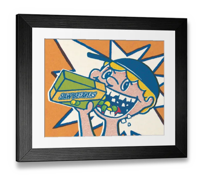 Framed Print : Boy with candy Framed Print : Boy with candy