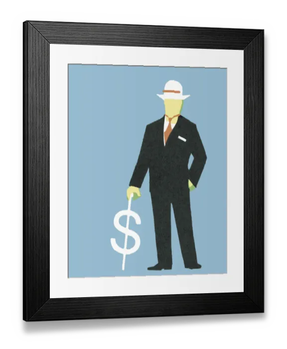 Framed Print : Businessman Framed Print : Businessman