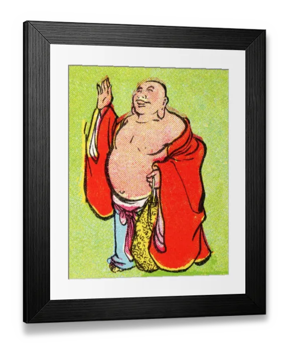 Framed Print : Large Asian Man Framed Print : Large Asian Man