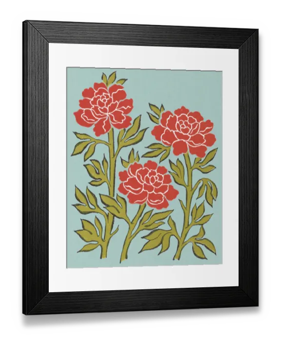 Framed Print : Three Flowers Framed Print : Three Flowers