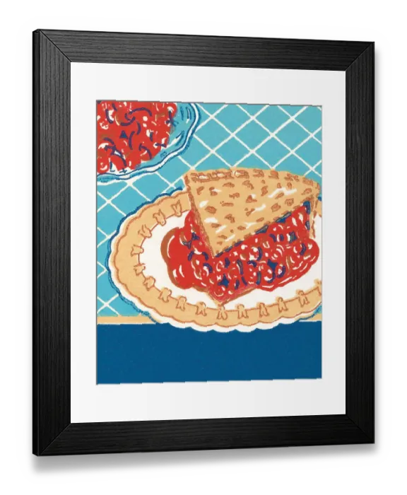 Framed Print : Piece of Cherry Pie Framed Print : Piece of Cherry Pie