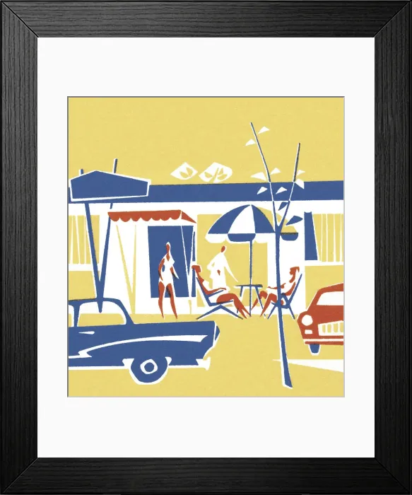 Framed Print : Summer Vacation Framed Print : Summer Vacation