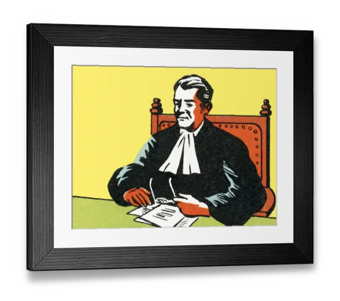 Framed Print : Judge. http: / / csaimages.com / images / istockprofile / csa_vector_dsp.jpg Framed Print : Judge. http: / / csaimages.com / images / istockprofile / csa_vector_dsp.jpg