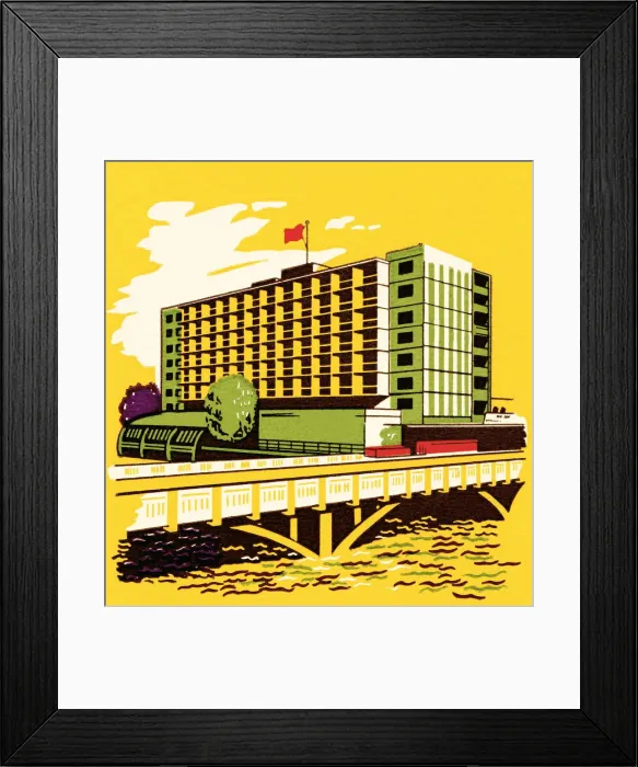 Framed Print : Urban building Framed Print : Urban building