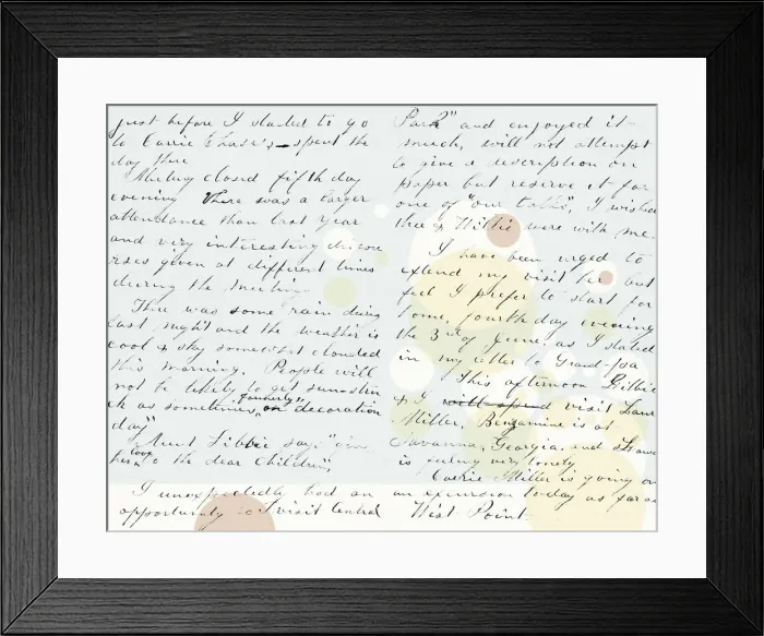 Framed Print : Hand Written Letter Framed Print : Hand Written Letter