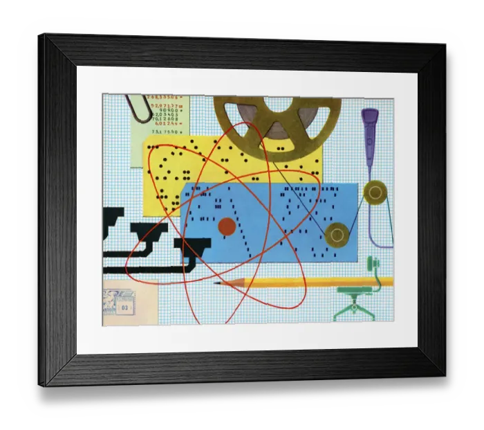 Framed Print : Science Collage Framed Print : Science Collage