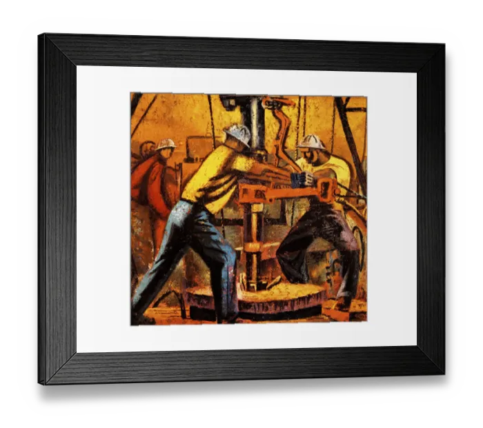 Framed Print : Men Working Framed Print : Men Working
