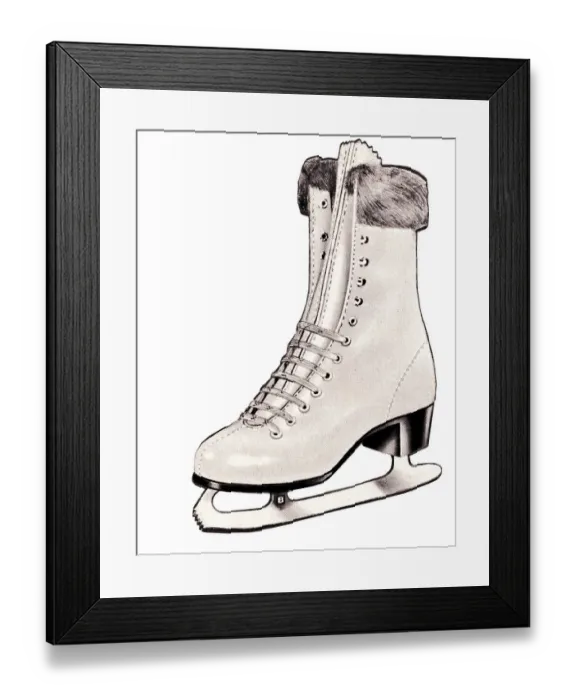 Framed Print : Ice skate. http: / / csaimages.com / images / istockprofile / csa_vector_dsp.jpg Framed Print : Ice skate. http: / / csaimages.com / images / istockprofile / csa_vector_dsp.jpg