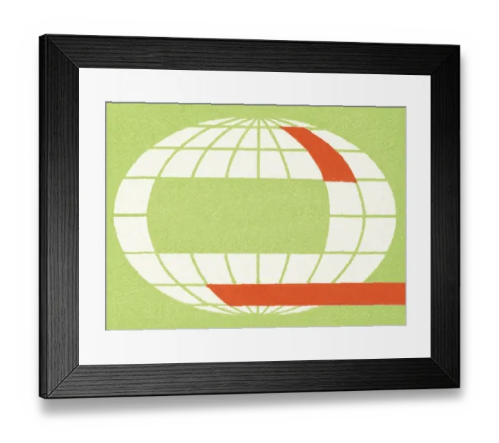 Framed Print : Abstract globe Framed Print : Abstract globe