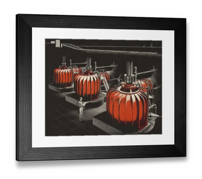 Framed Print : Large Turbines Framed Print : Large Turbines