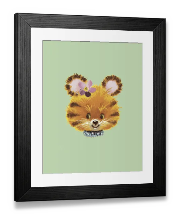 Framed Print : Baby Tiger Framed Print : Baby Tiger