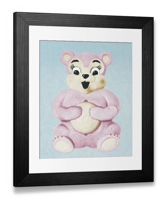 Framed Print : Pink Bear. http: / / csaimages.com / images / istockprofile / csa_vector_dsp.jpg Framed Print : Pink Bear. http: / / csaimages.com / images / istockprofile / csa_vector_dsp.jpg