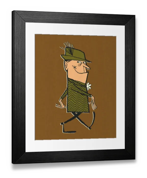 Framed Print : Jaunty Man Framed Print : Jaunty Man