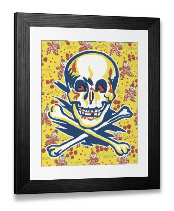 Framed Print : Skull and Crossbones Framed Print : Skull and Crossbones