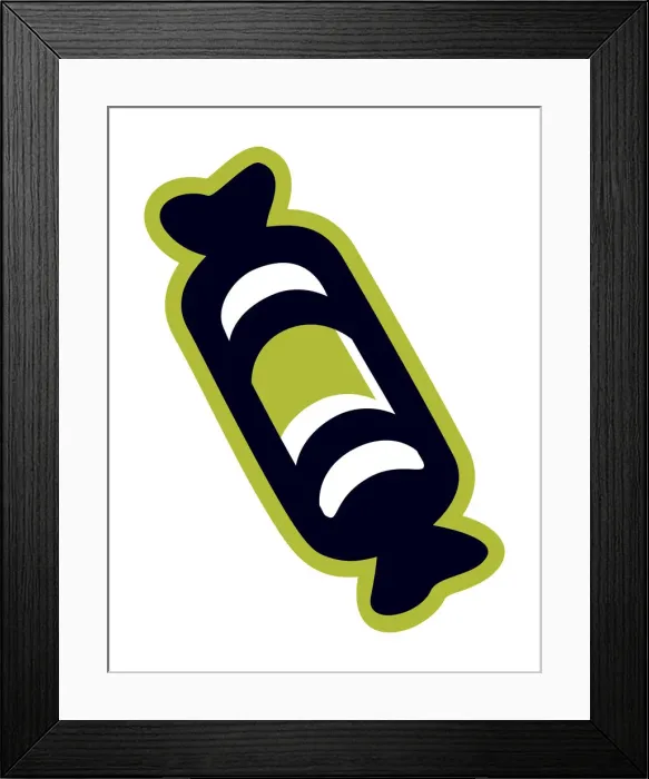 Framed Print : Green Candy Framed Print : Green Candy