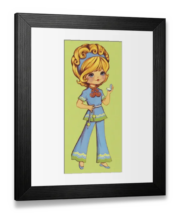 Framed Print : Blond girl Framed Print : Blond girl
