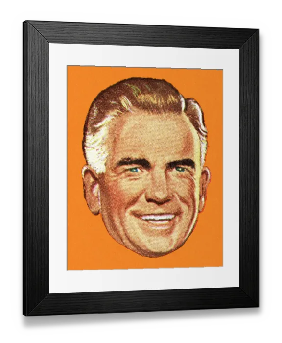 Framed Print : Portrait of a Man Framed Print : Portrait of a Man