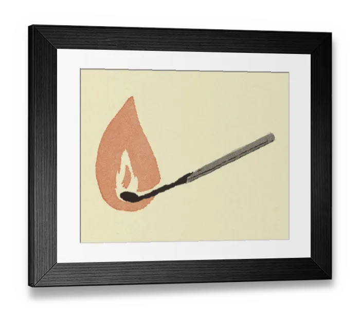 Framed Print : Lit Match. http: / / csaimages.com / images / istockprofile / csa_vector_dsp.jpg Framed Print : Lit Match. http: / / csaimages.com / images / istockprofile / csa_vector_dsp.jpg