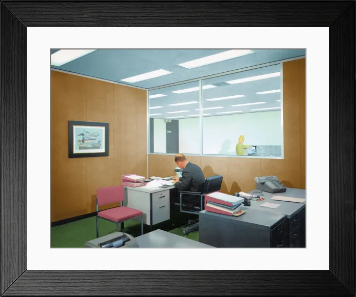 Framed Print : Office Workspace Framed Print : Office Workspace