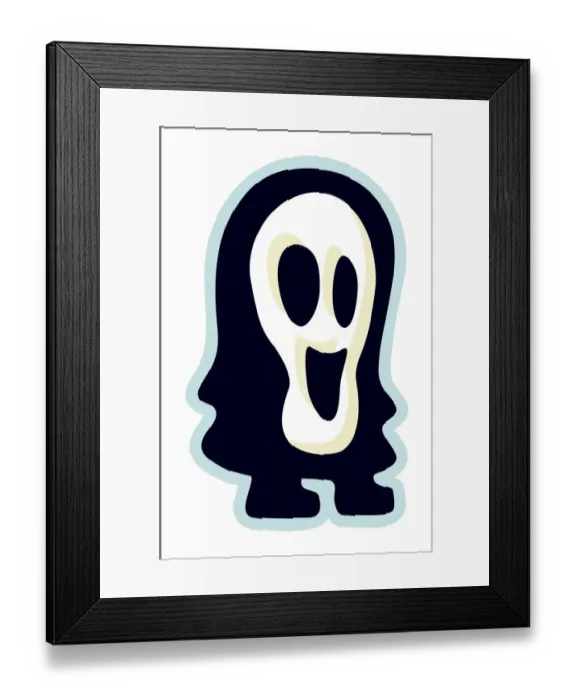 Framed Print : Scary Mask Framed Print : Scary Mask