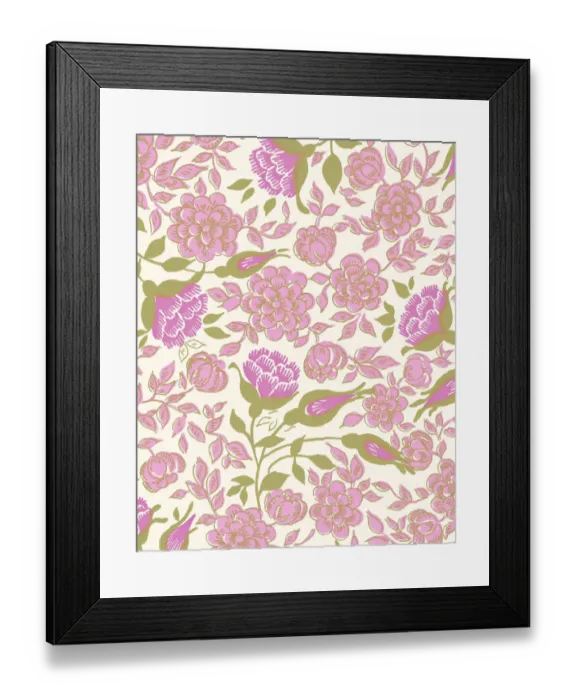 Framed Print : Floral Background Framed Print : Floral Background