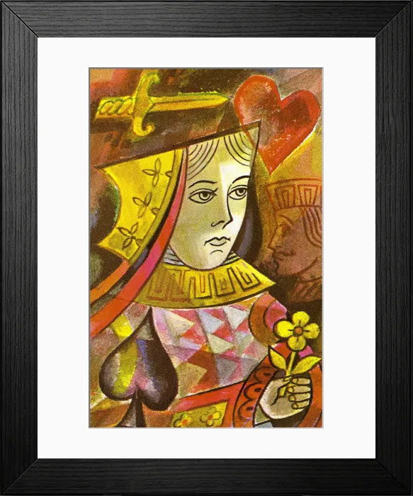 Framed Print : Queen Holding Flower Framed Print : Queen Holding Flower