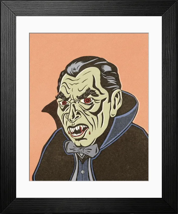 Framed Print : Vampire. http: /  / csaimages.com / images / istockprofile / csa_vector_dsp.jpg