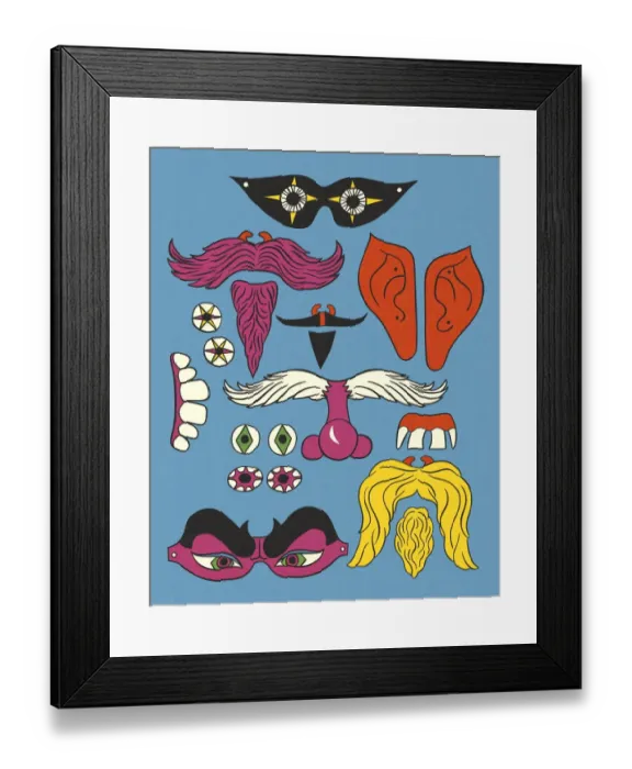 Framed Print : Pieces of a Disguise Framed Print : Pieces of a Disguise