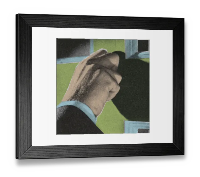 Framed Print : Man Knocking on Door Framed Print : Man Knocking on Door