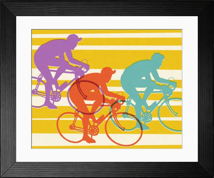 Framed Print : Three Bicycles Framed Print : Three Bicycles