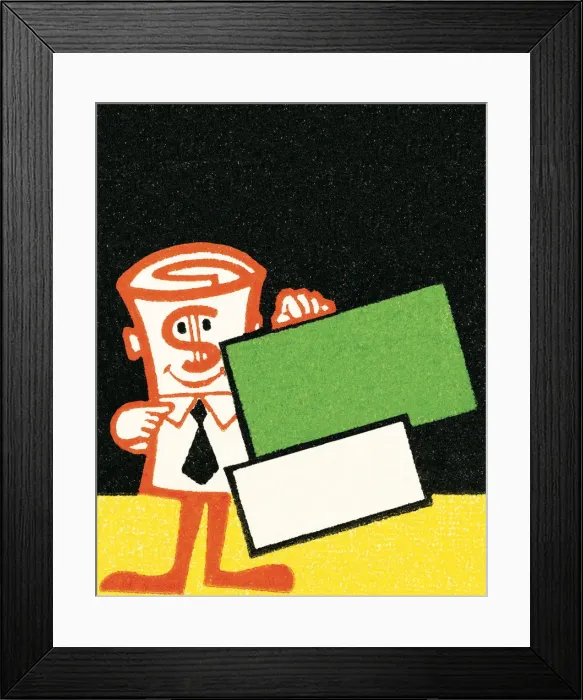 Framed Print : Dollar bill lesson Framed Print : Dollar bill lesson