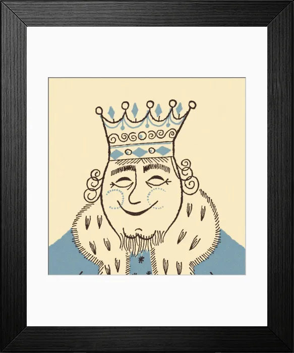 Framed Print : King Looking Up Framed Print : King Looking Up