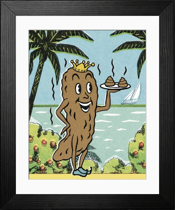 Framed Print : King Poop. http: / / csaimages.com / images / istockprofile / csa_vector_dsp.jpg Framed Print : King Poop. http: / / csaimages.com / images / istockprofile / csa_vector_dsp.jpg