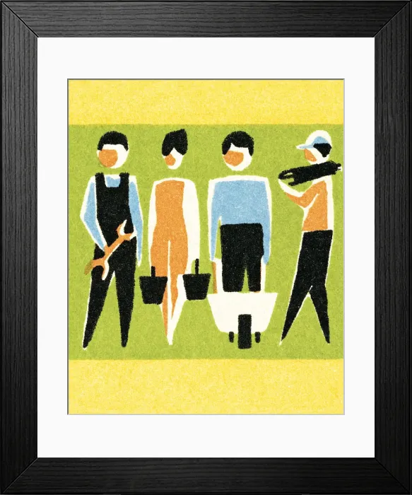 Framed Print : Working for a living Framed Print : Working for a living