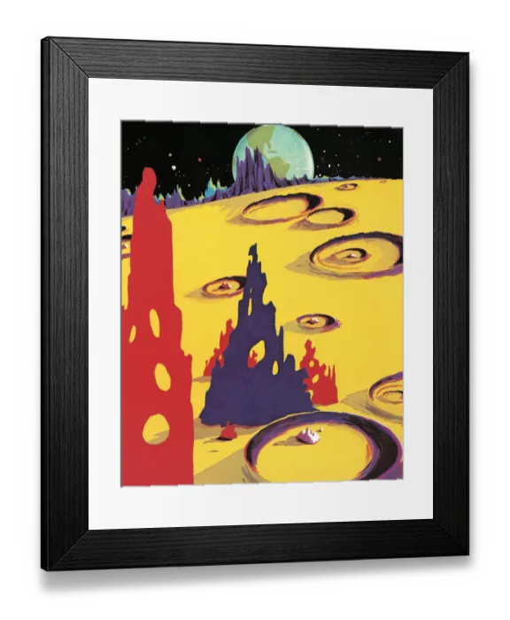 Framed Print : Planet surface Framed Print : Planet surface
