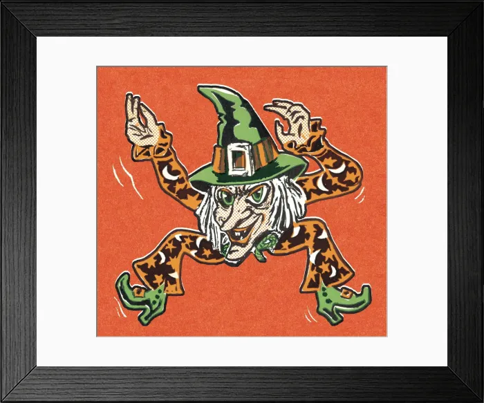 Framed Print : Disco witch Framed Print : Disco witch