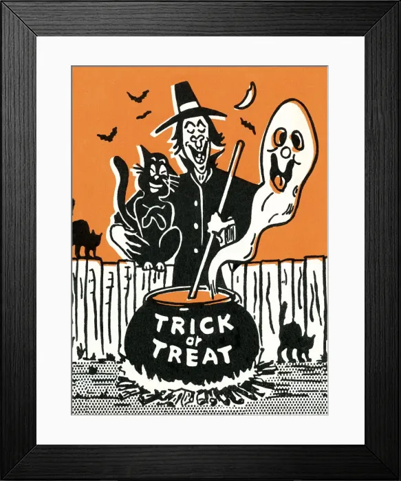 Framed Print : Trick or treat Framed Print : Trick or treat