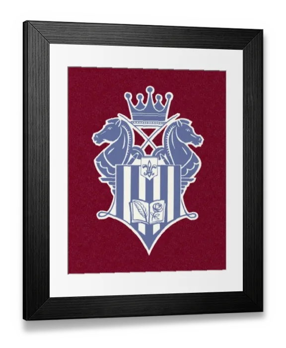 Framed Print : Royal Crest Framed Print : Royal Crest