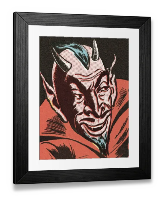 Framed Print : Devil. http: / / csaimages.com / images / istockprofile / csa_vector_dsp.jpg Framed Print : Devil. http: / / csaimages.com / images / istockprofile / csa_vector_dsp.jpg